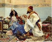 unknow artist Arab or Arabic people and life. Orientalism oil paintings 198 Germany oil painting artist